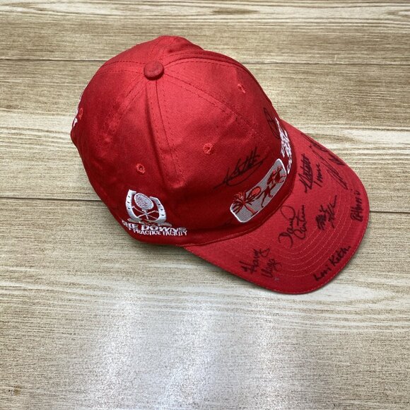 Tampa Bay Downs Horse Rasing Autographed Cap Snap Back The Silk Poker Room - Picture 12 of 14